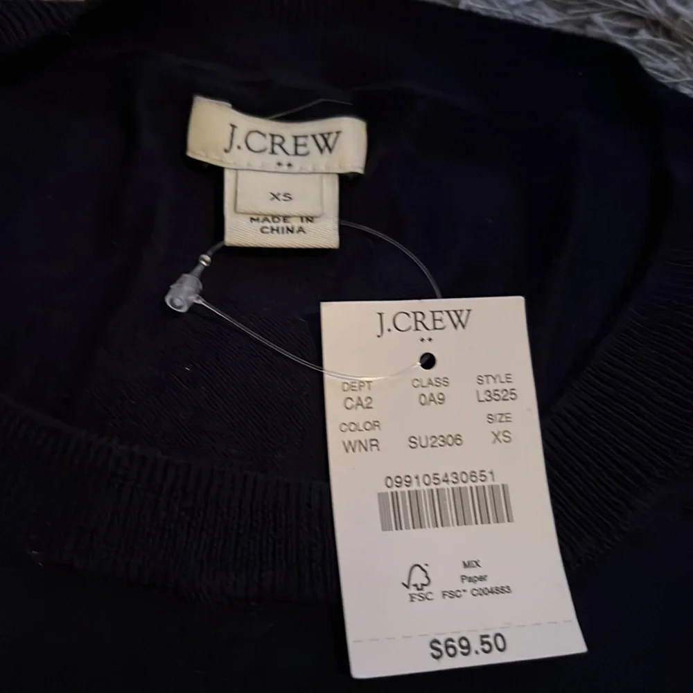 J. Crew watermelon sweater size xs.